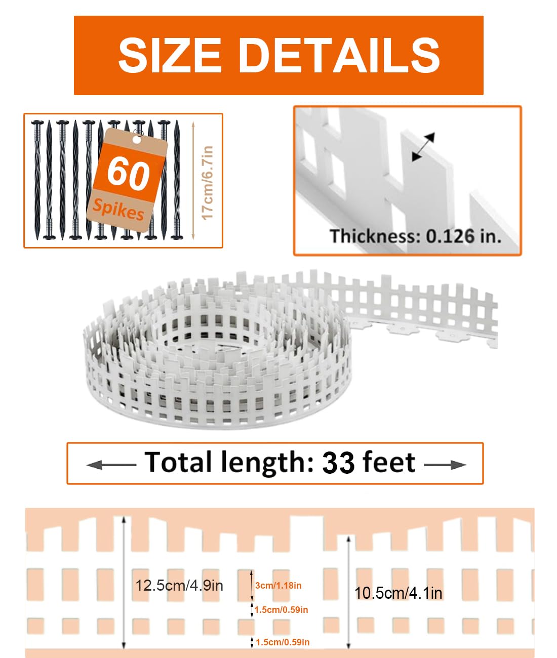 SHSYUE 60 stakes pack supports quick, stable installation.