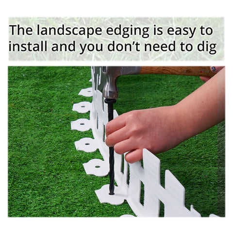 SHSYUE HDPE edging stands up to outdoor conditions.