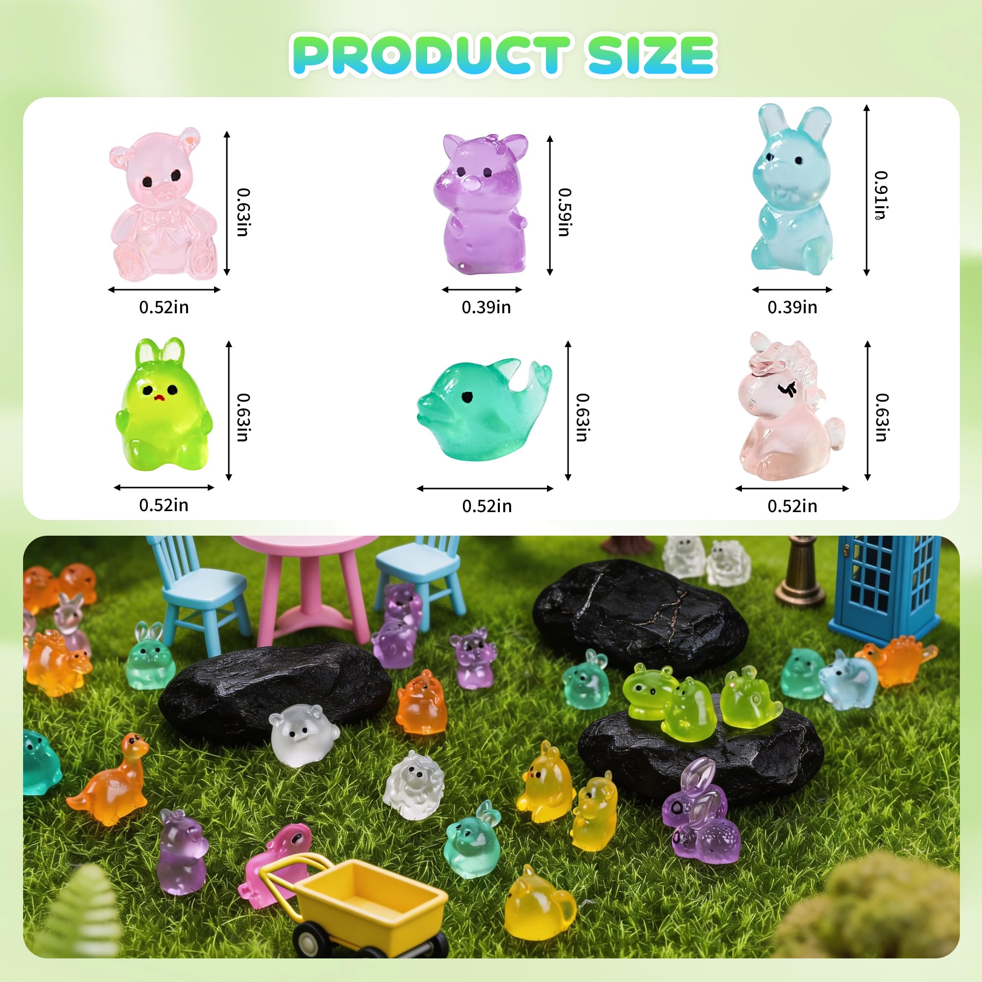 ShtNeeg DIY craft decor resin animals for creative projects and gifts.