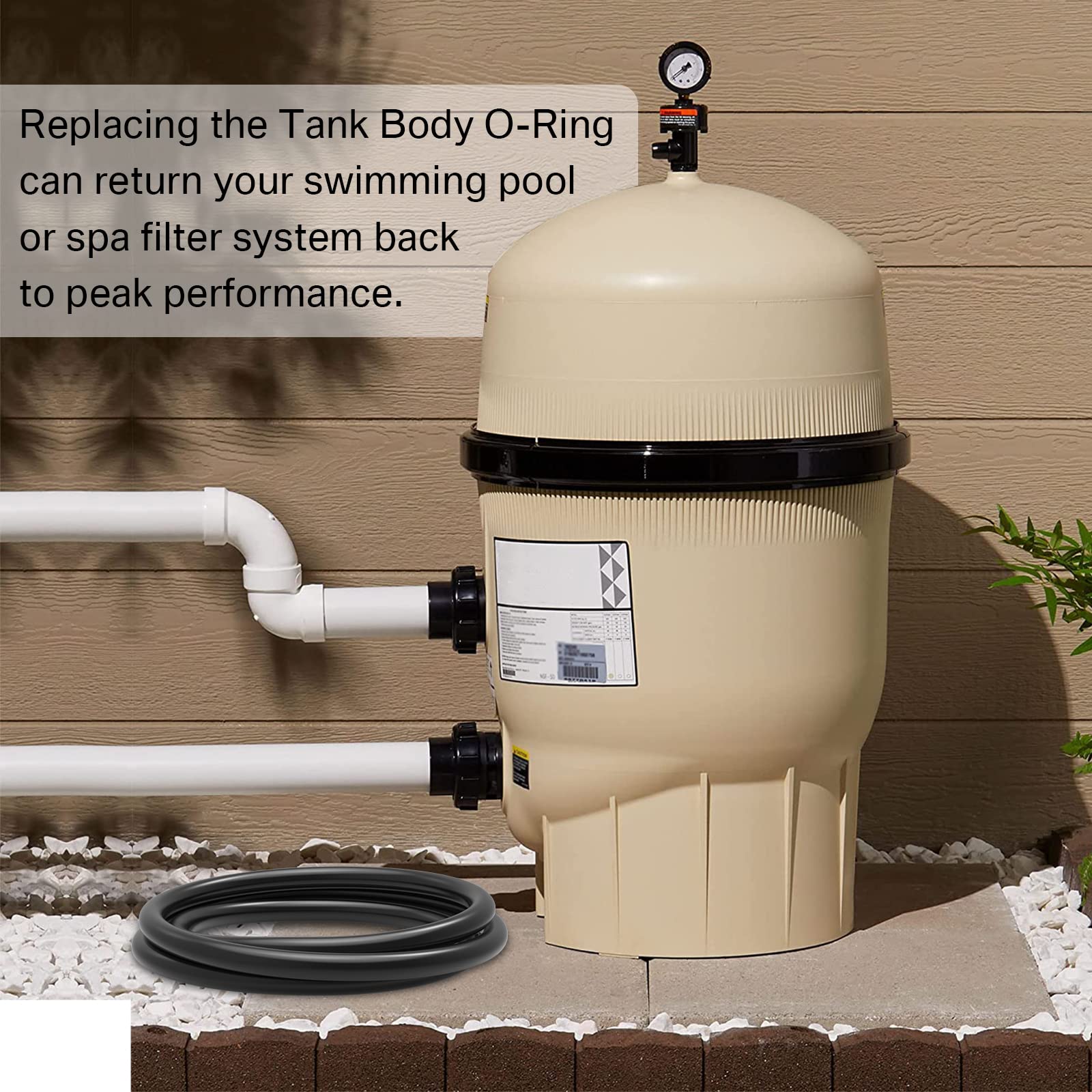 Leak test after install with Shuisen 39010200 o ring showing proper seal