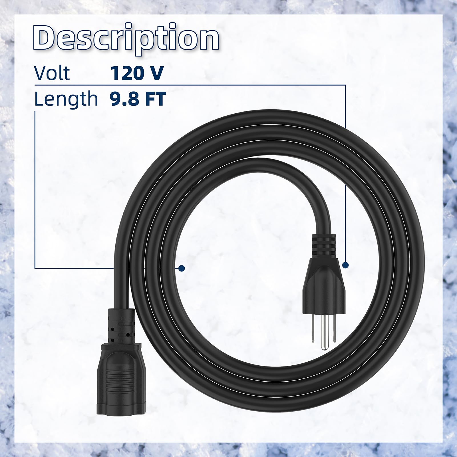 Shuisen 02483100 cord side angle showing flexible installation