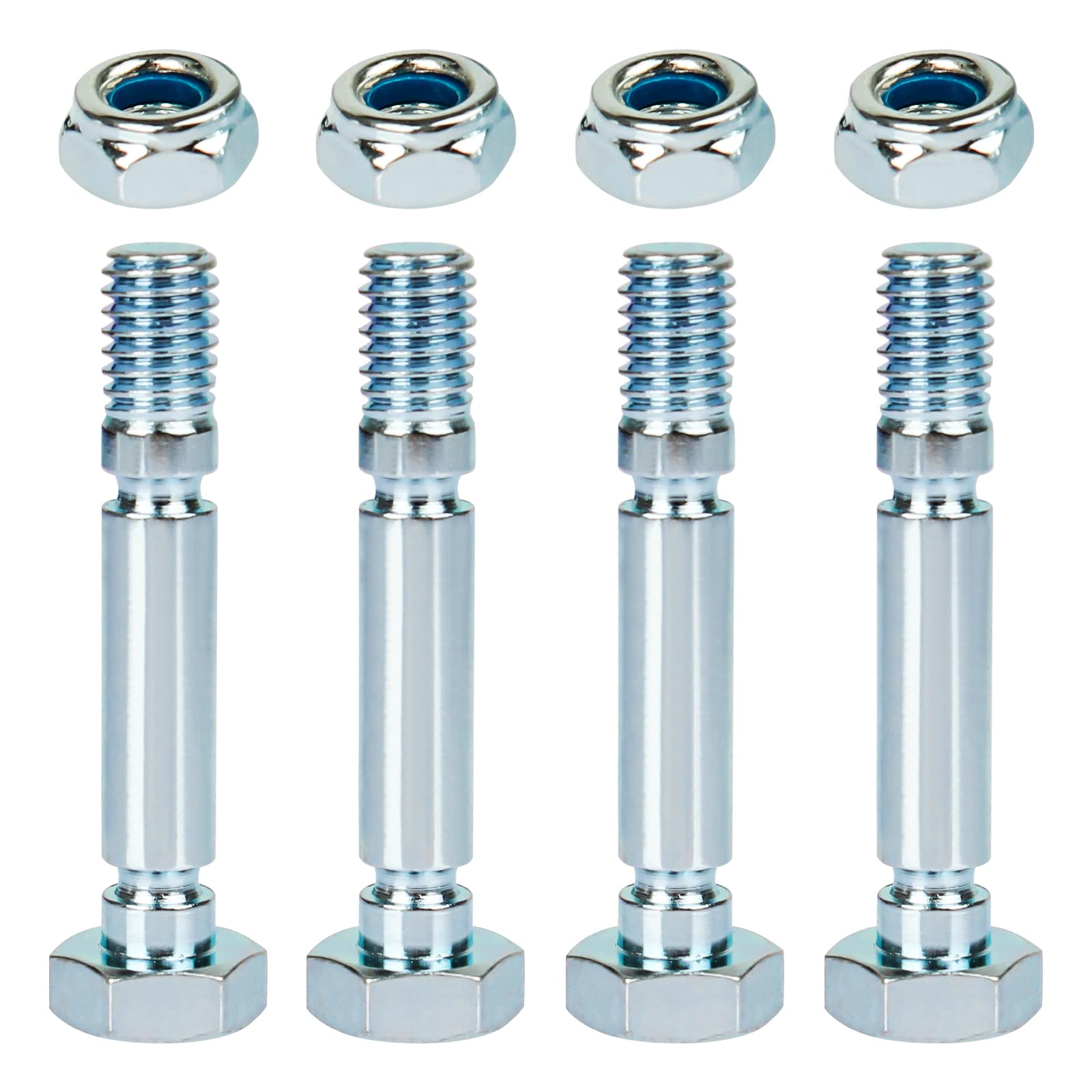 Shuisen snowblower shear pins 4-pack front view for quick replacement.