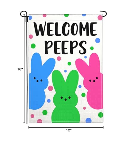 Shuitouk Easter flag care easy washing and color preservation.