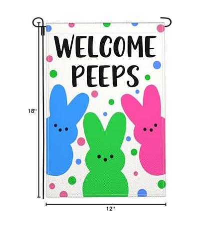 Shuitouk Easter flag care easy washing and color preservation.