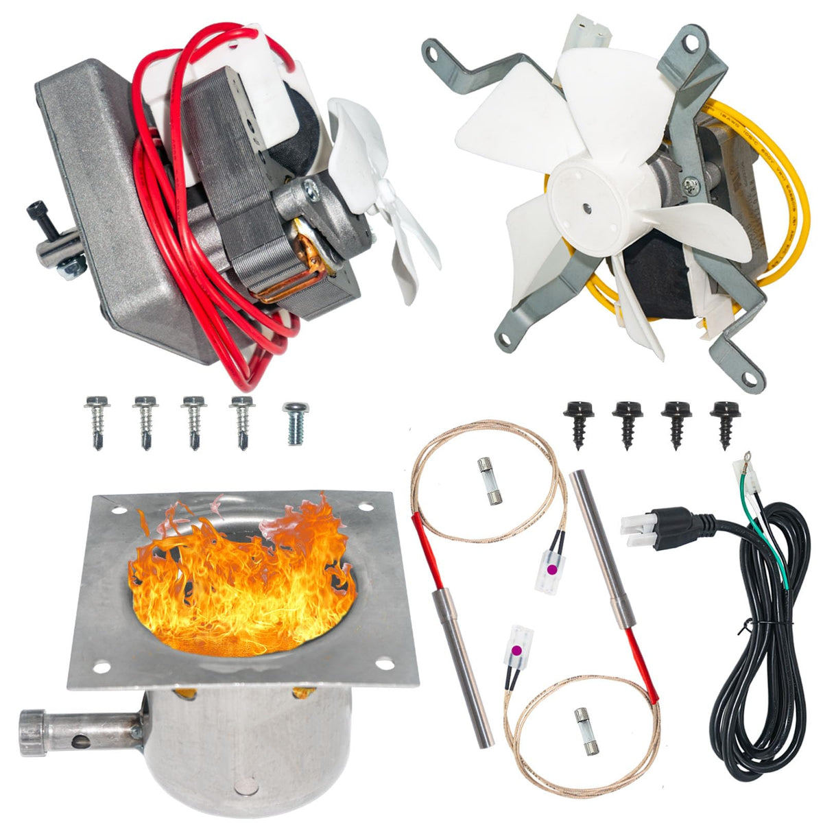 Shunbaixin Complete Grill Upgrade Kit auger motor improves pellet feed for even cooking