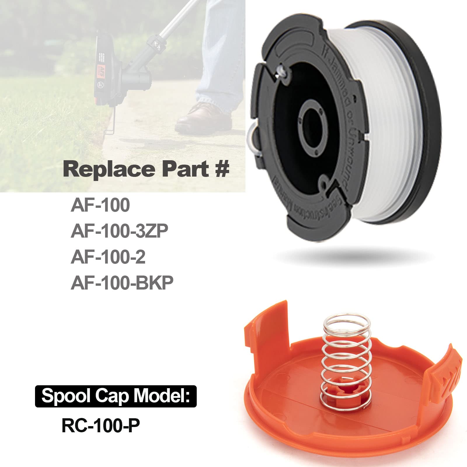 SHUNLI TOPEMAI eight-pack replacement spools for ongoing maintenance.