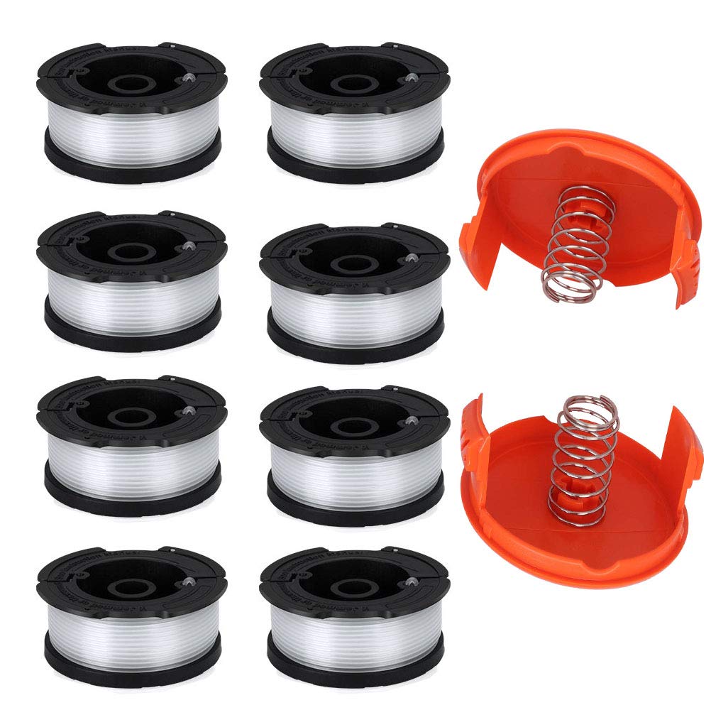 SHUNLI TOPEMAI AF-100 spool with 30 ft 0.065 in line for quick trimming.