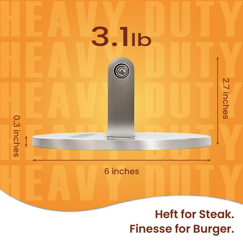 SHUNLIAN Smash Burger Press heavy weight enables consistent patties.
