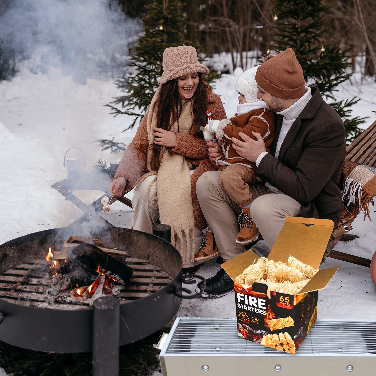 Shwuevei chimney lighting helps safe, quick start without smoke