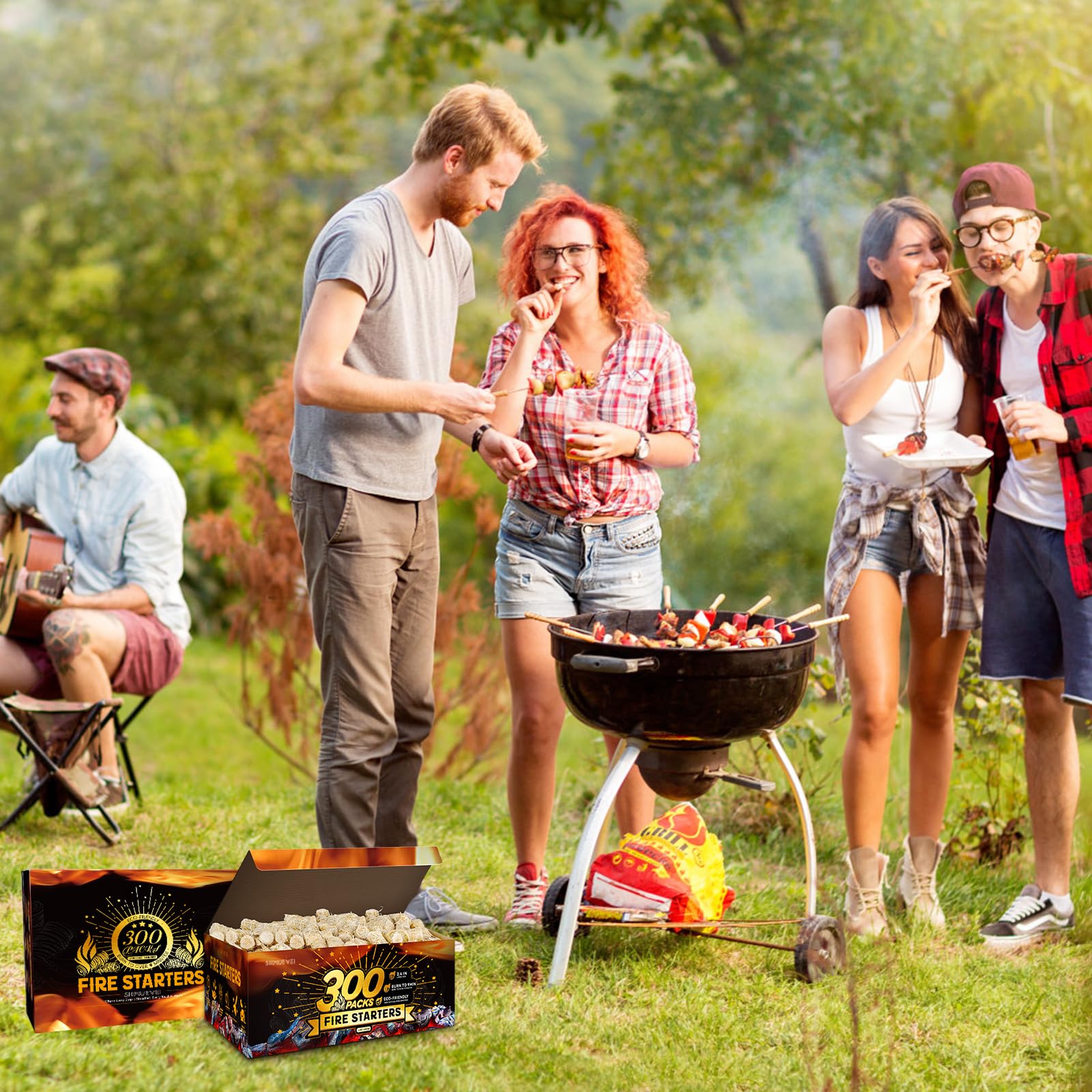 Shwuevei fire starter cooking-safe odorless lights indoors without affecting food flavor