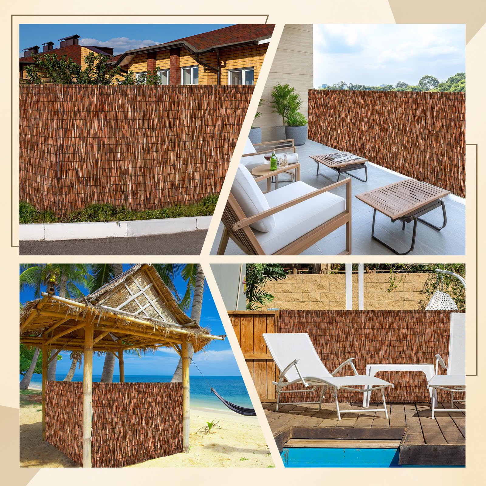 SHYDZYYC versatile fence for balconies, gardens, pools, and borders