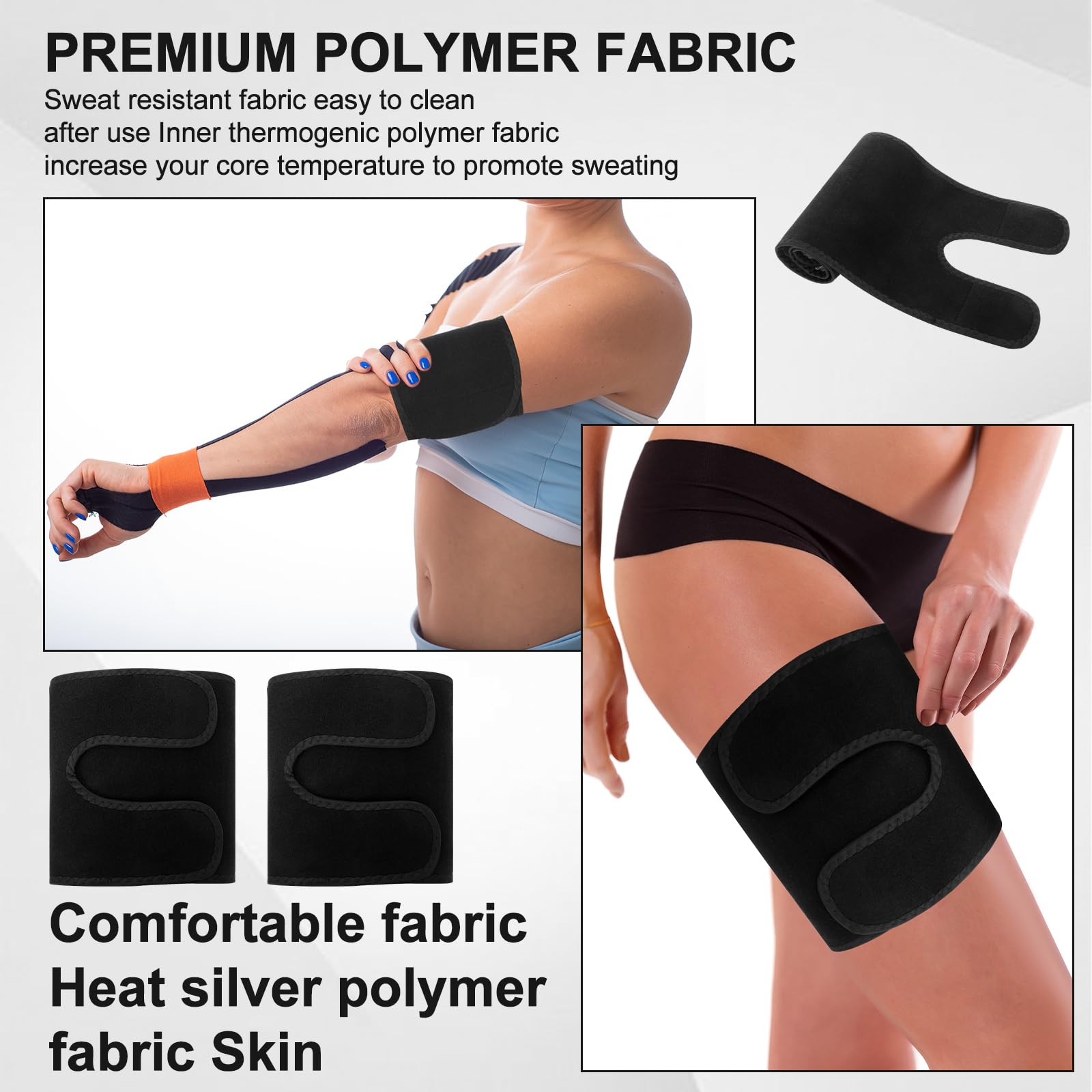 Shyyween adjustable thigh-wrap strap close-up showing customizable sizing