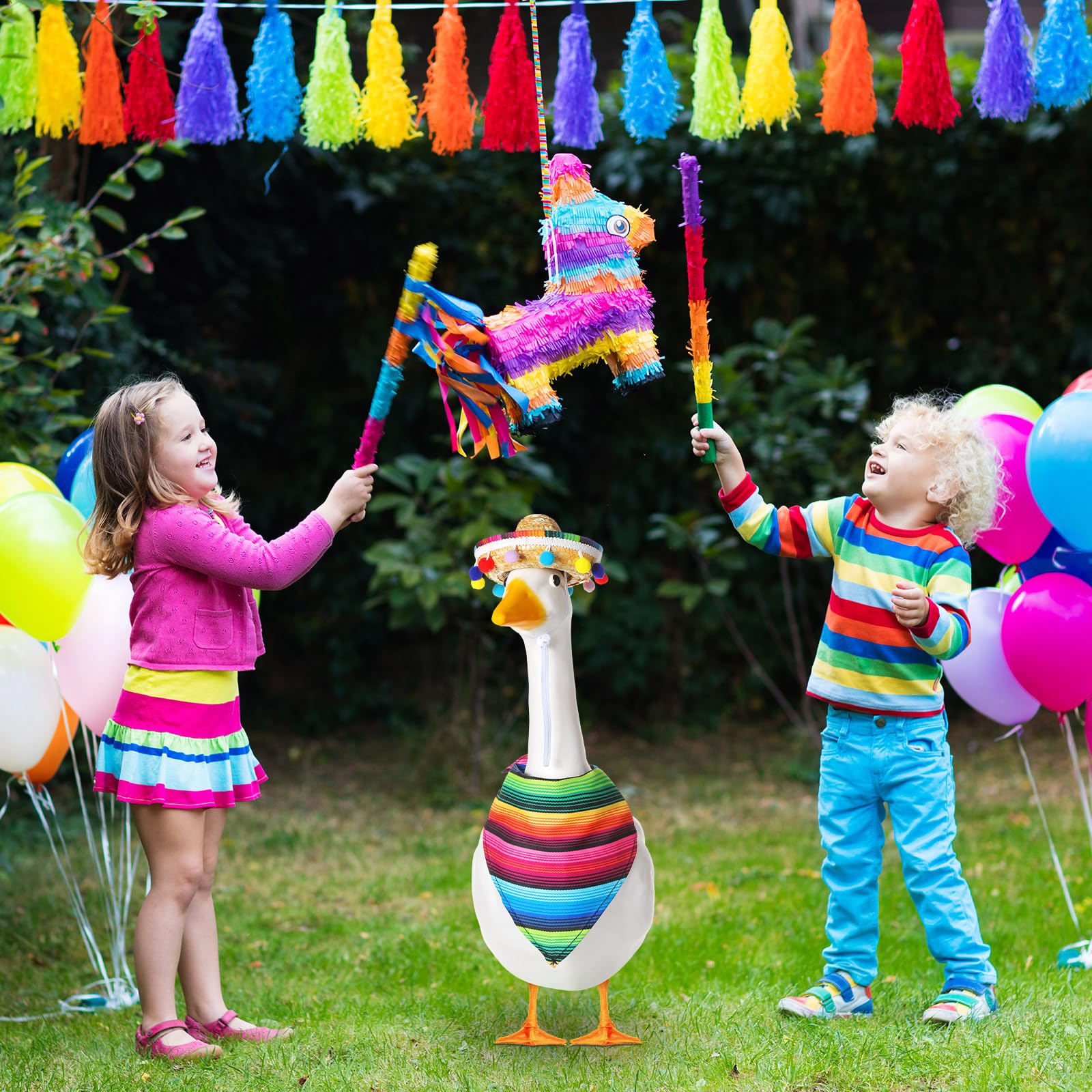 Shyyween Cinco de Mayo garden decor costume adds festive charm to parties.