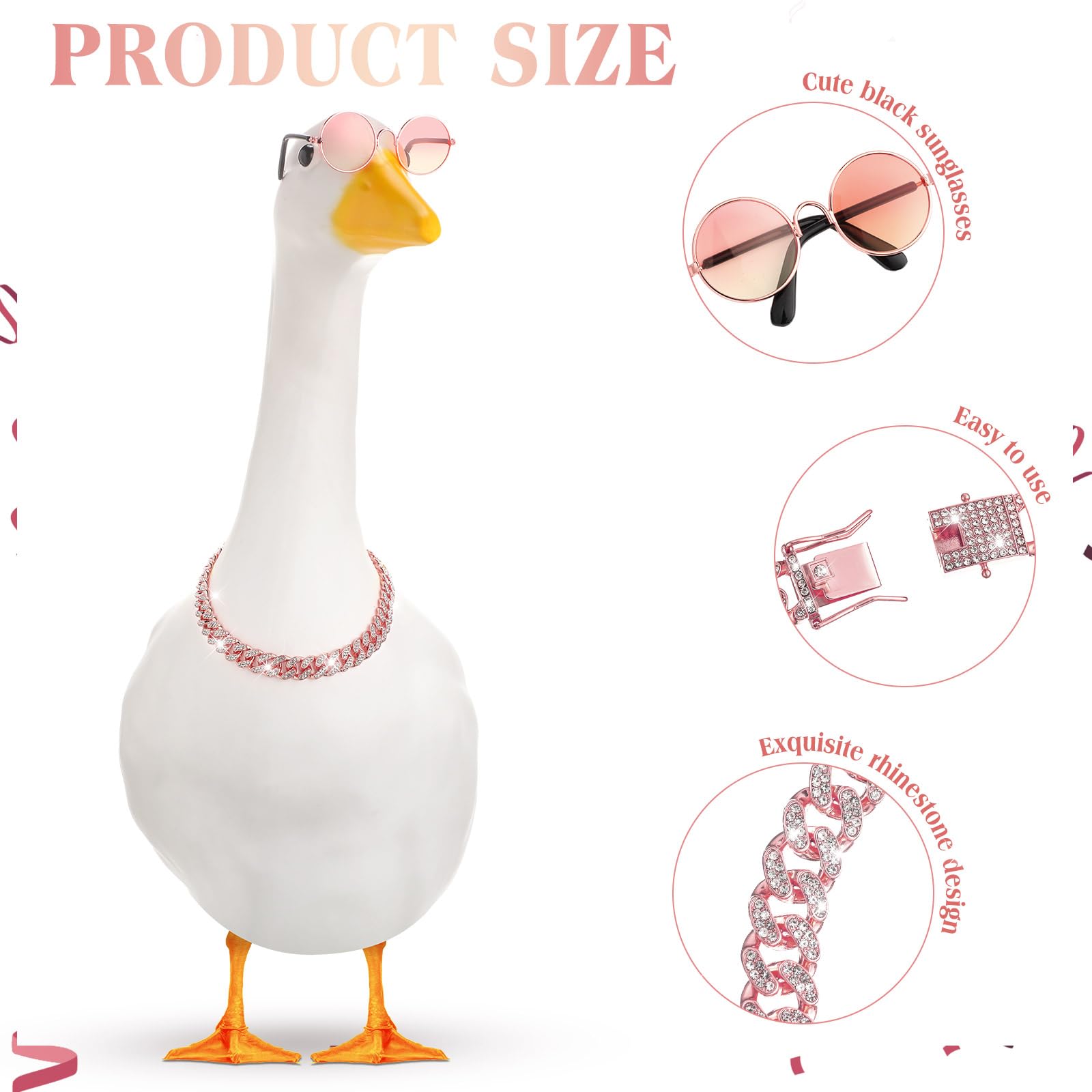 Shyyween cowboy goose outfit creates a playful yard centerpiece for parties.