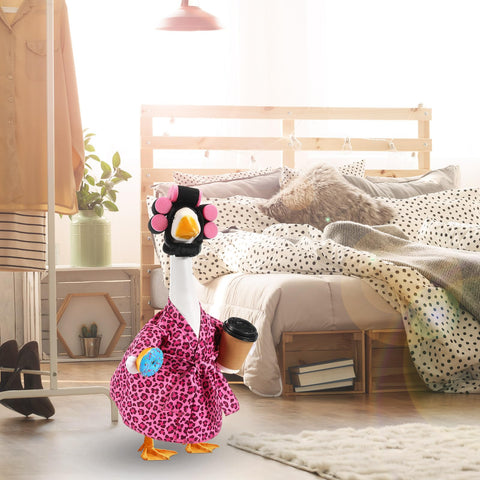 Shyyween Lady Goose Outfit outdoor decor kit elevates patio charm.