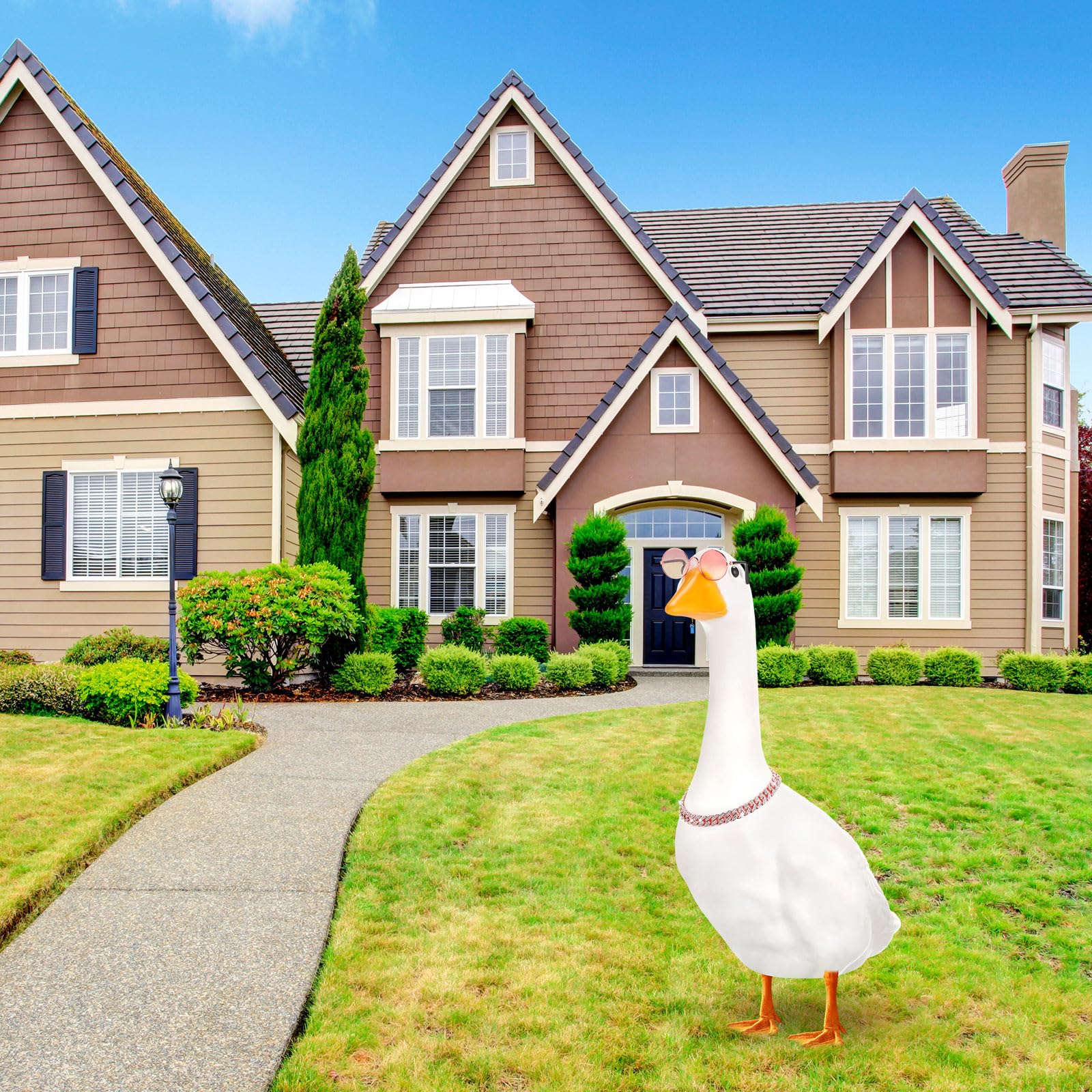 Shyyween lawn-geese decor boosts party vibes and photos.