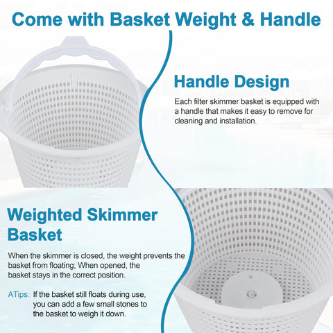 Sialvnd basket compatible with Hayward SP1070 and SPX1070E models.