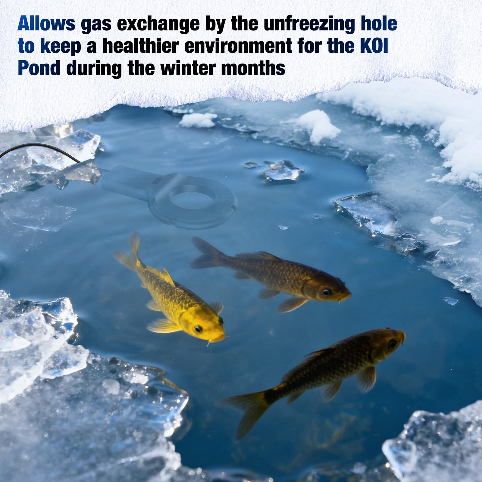 SIBI LIGHTING 500W de-icer suitable for outdoor livestock water setups.