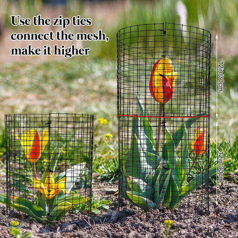 Sibosen installation kit includes stakes and ties for quick setup.
