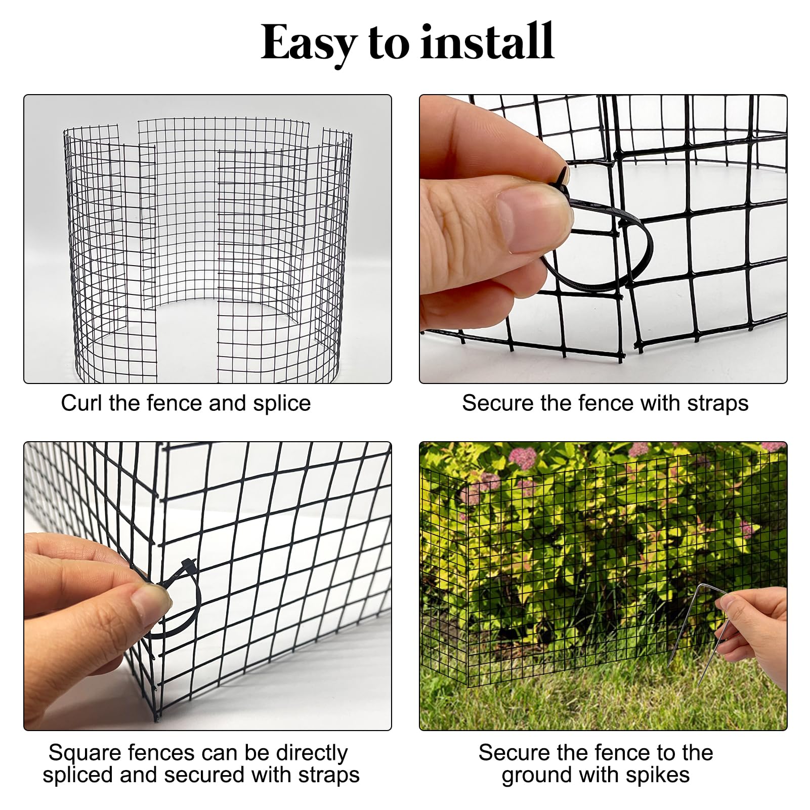 Sibosen waterproof vinyl cage withstands sun and rain for long-lasting outdoor protection.