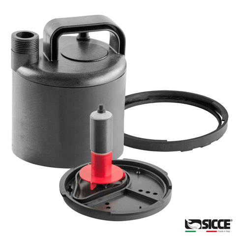 Sicce Ultra Zero reliable water pump for draining basements, rainwater tanks, and ponds.