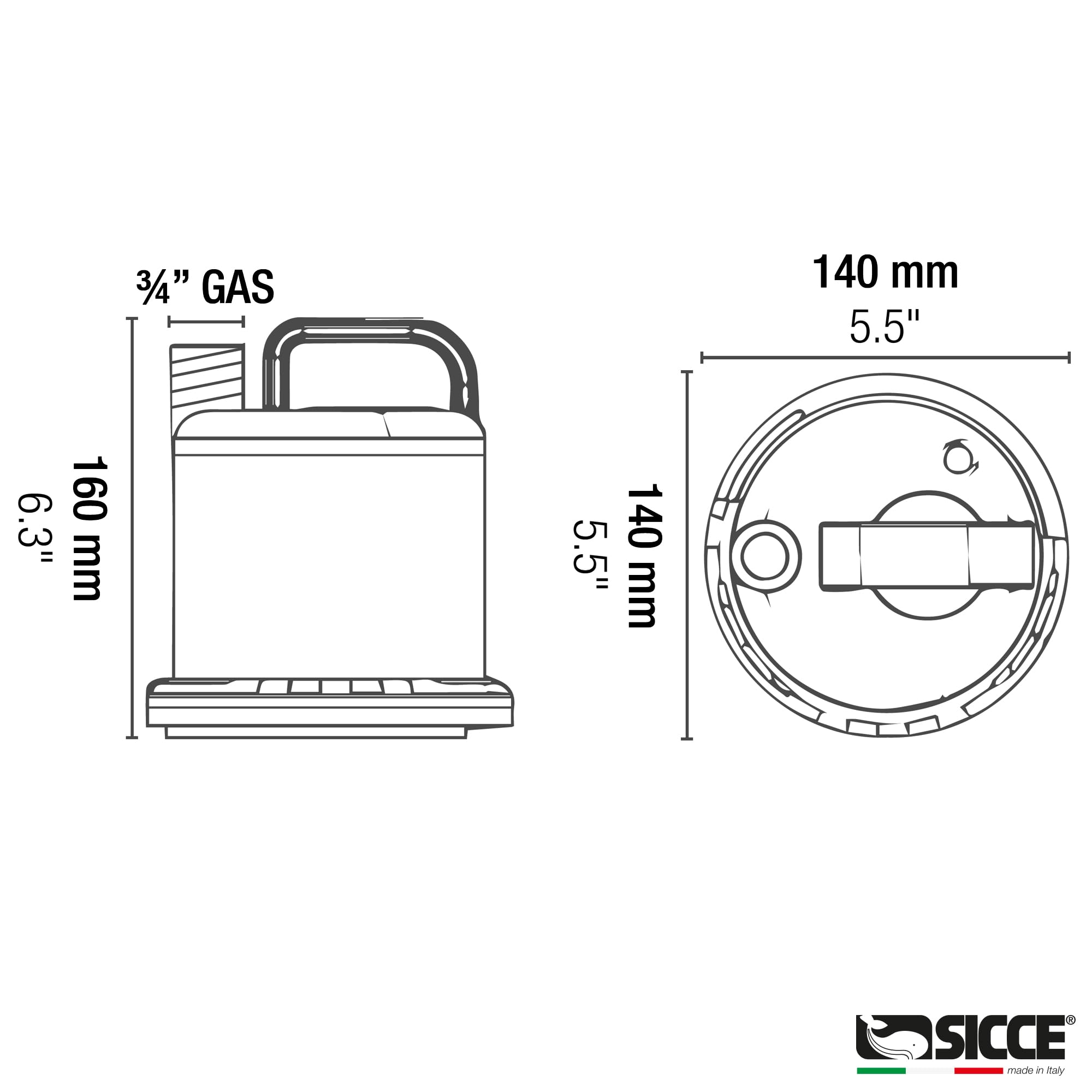 Sicce Ultra Zero compatible with standard garden hoses for flexible setups.