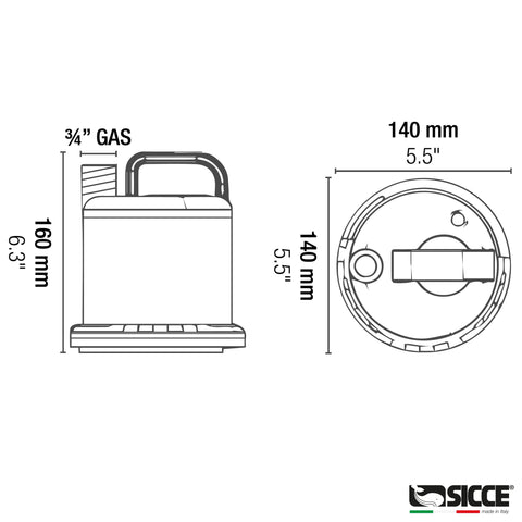 Sicce Ultra Zero compatible with standard garden hoses for flexible setups.