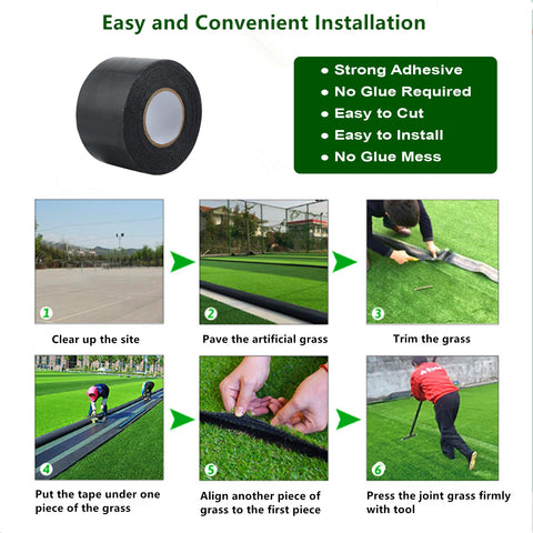 SICCOMA versatile tape for lawns, carpets, and patios.