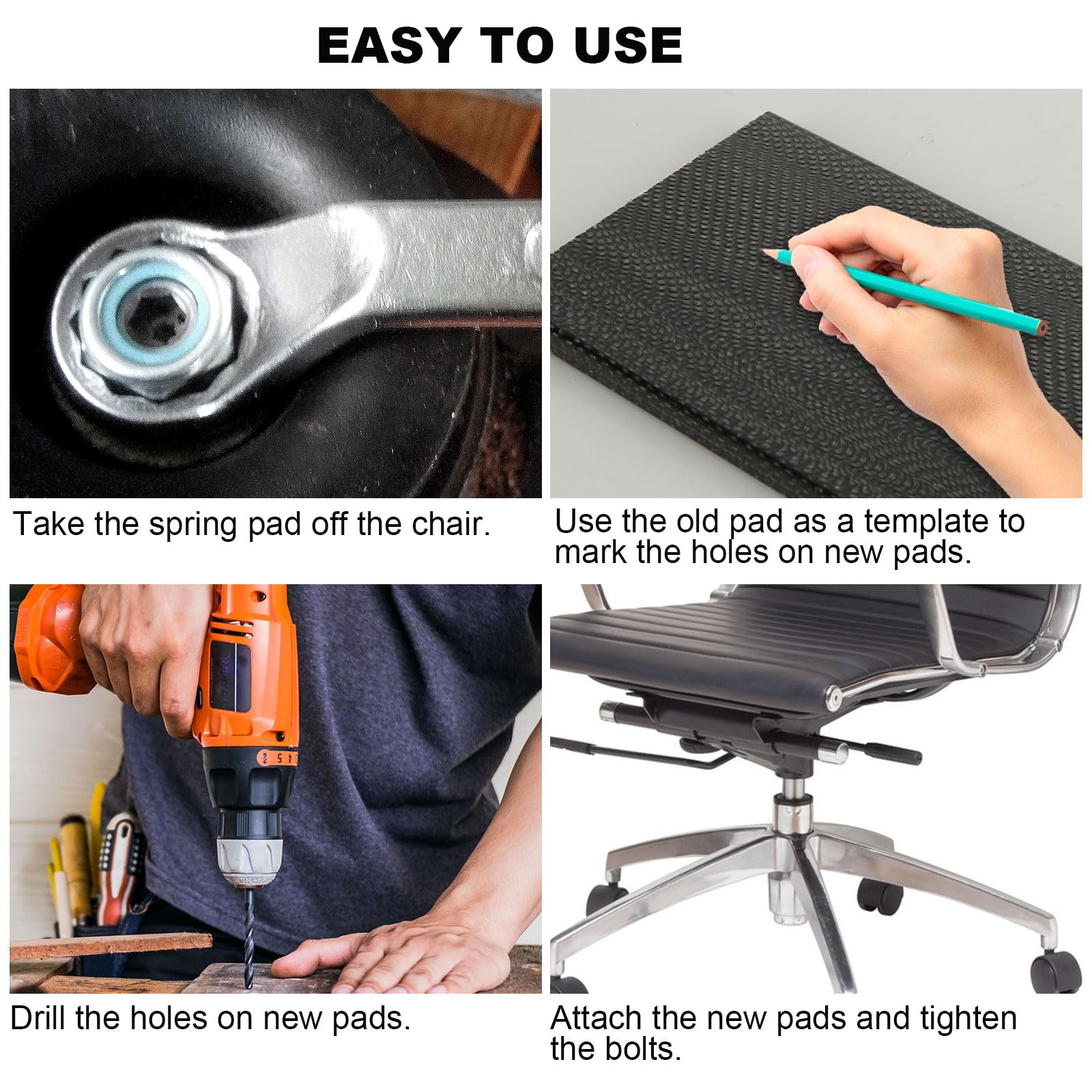 SICHOWEL heavy-duty outdoor chair spring plate withstands long-term use.
