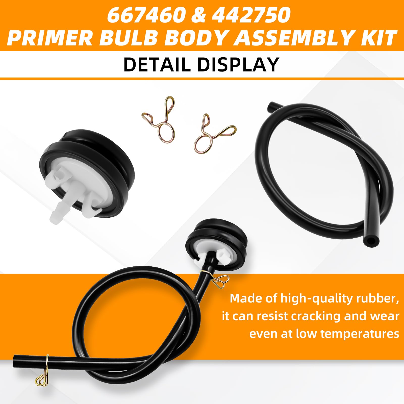 SICHOWEL primer bulb kit for Stens 120-440 keeps starts easy