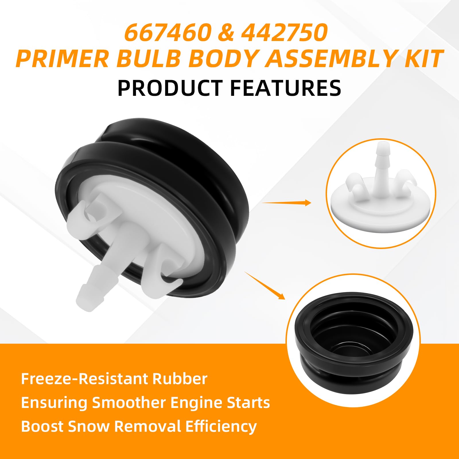 SICHOWEL Walbro compatible primer bulb kit for reliable starts