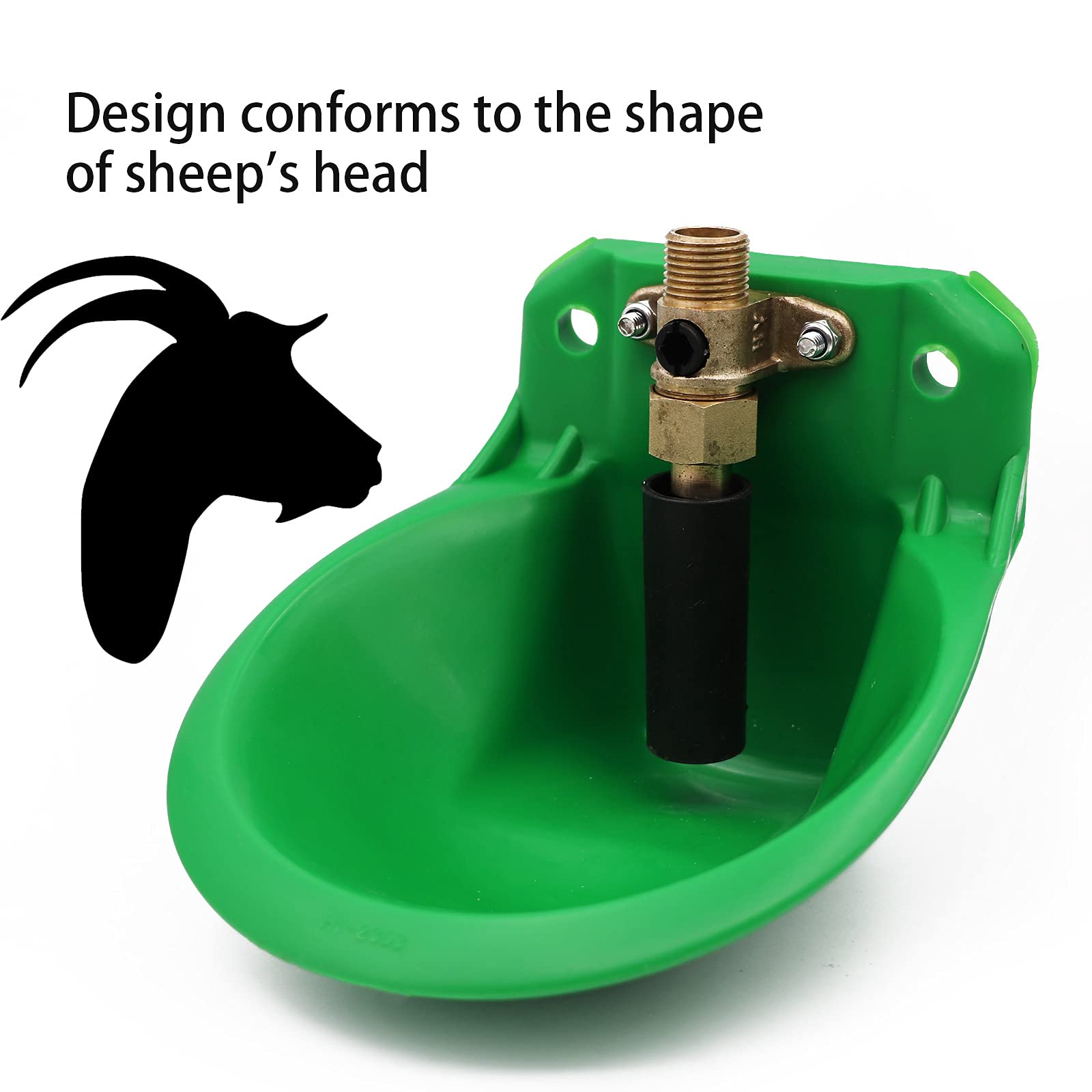 Sichowell copper valve triggers automatic water flow when touched.