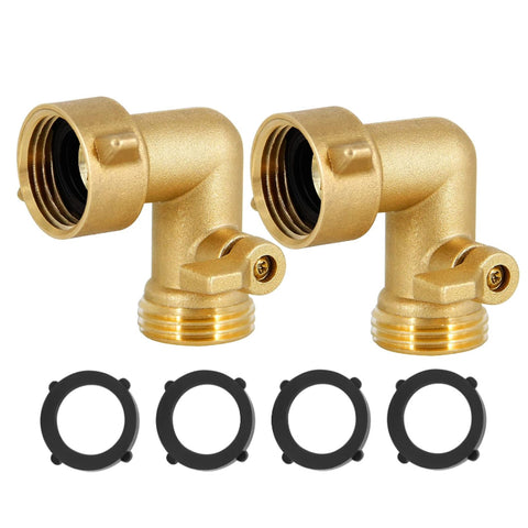 SICILAMIU 3/4 inch threaded elbow suitable for RV and garden connections.