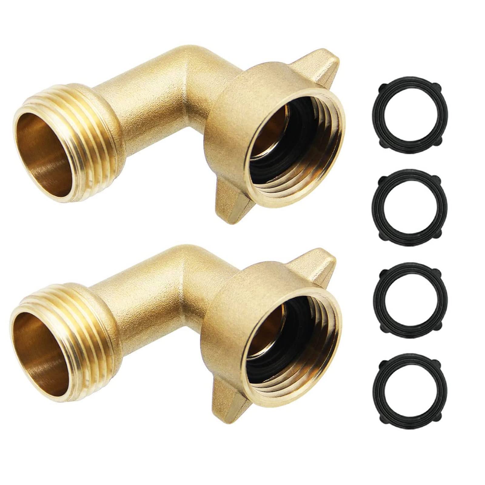 SICILAMIU brass elbow with 360-degree rotation fits tight spaces.