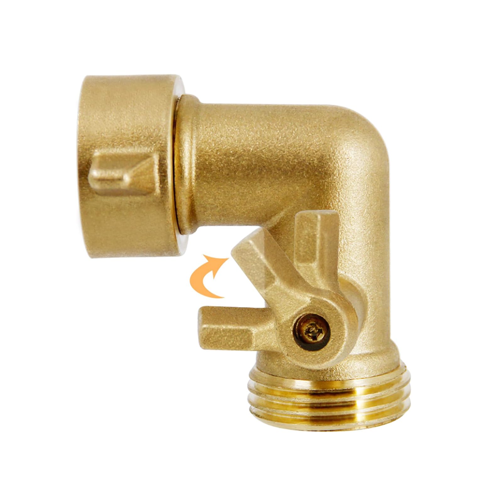SICILAMIU solid brass elbow close-up showing corrosion resistance and durable seal.