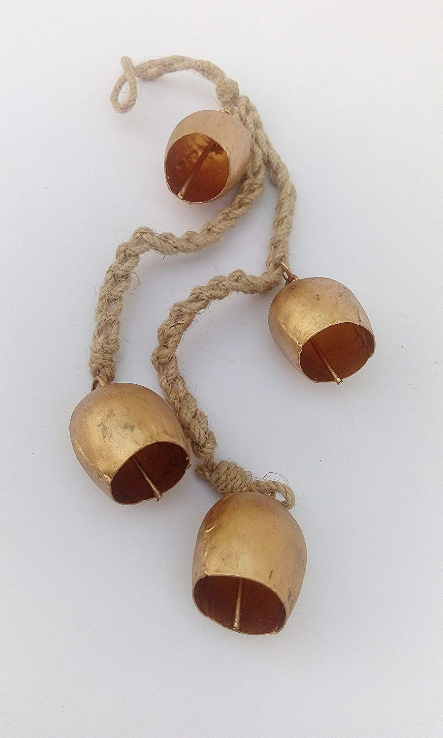 Siddhivinayak Overseas brass finish wall hanging bell for porch ambiance and calm breeze.
