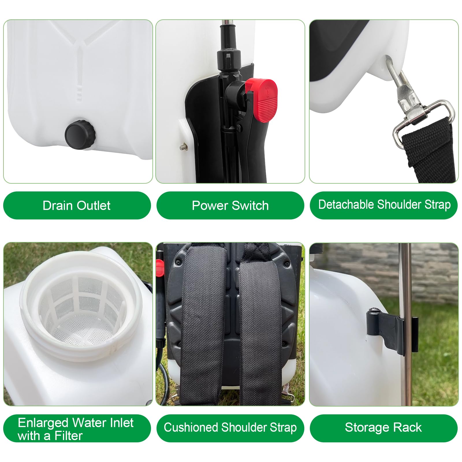 SideKing drain outlet for simple cleaning after use