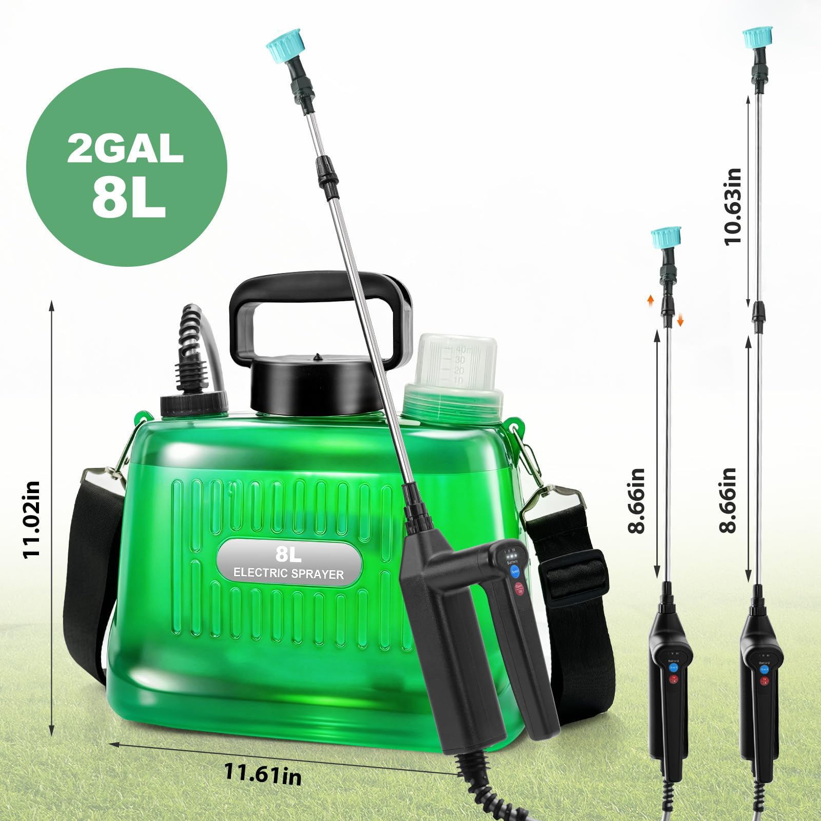 SideKing ergonomic handle and strap reduce fatigue during long tasks