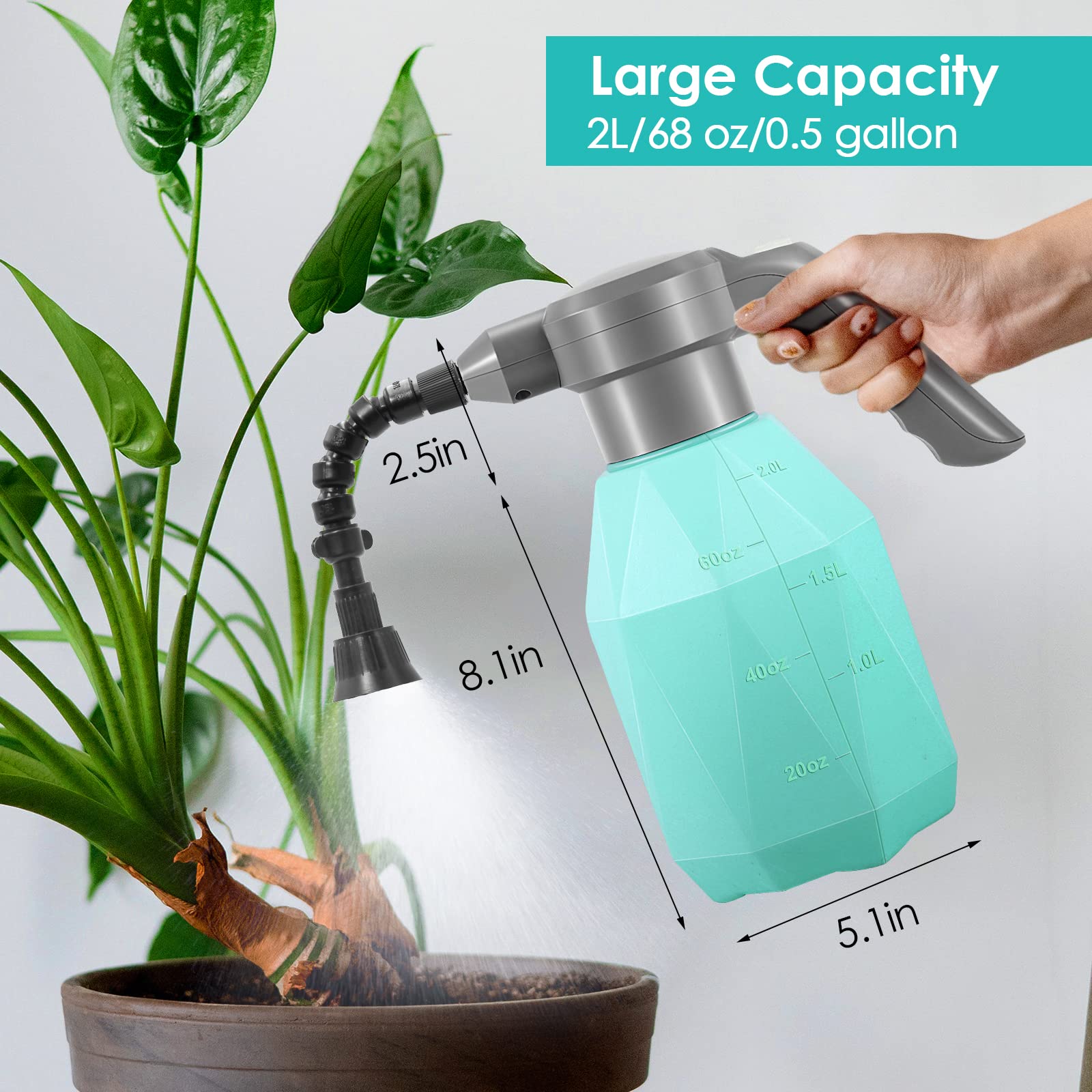 SideKing HDPE bottle with ergonomic handle for comfortable use