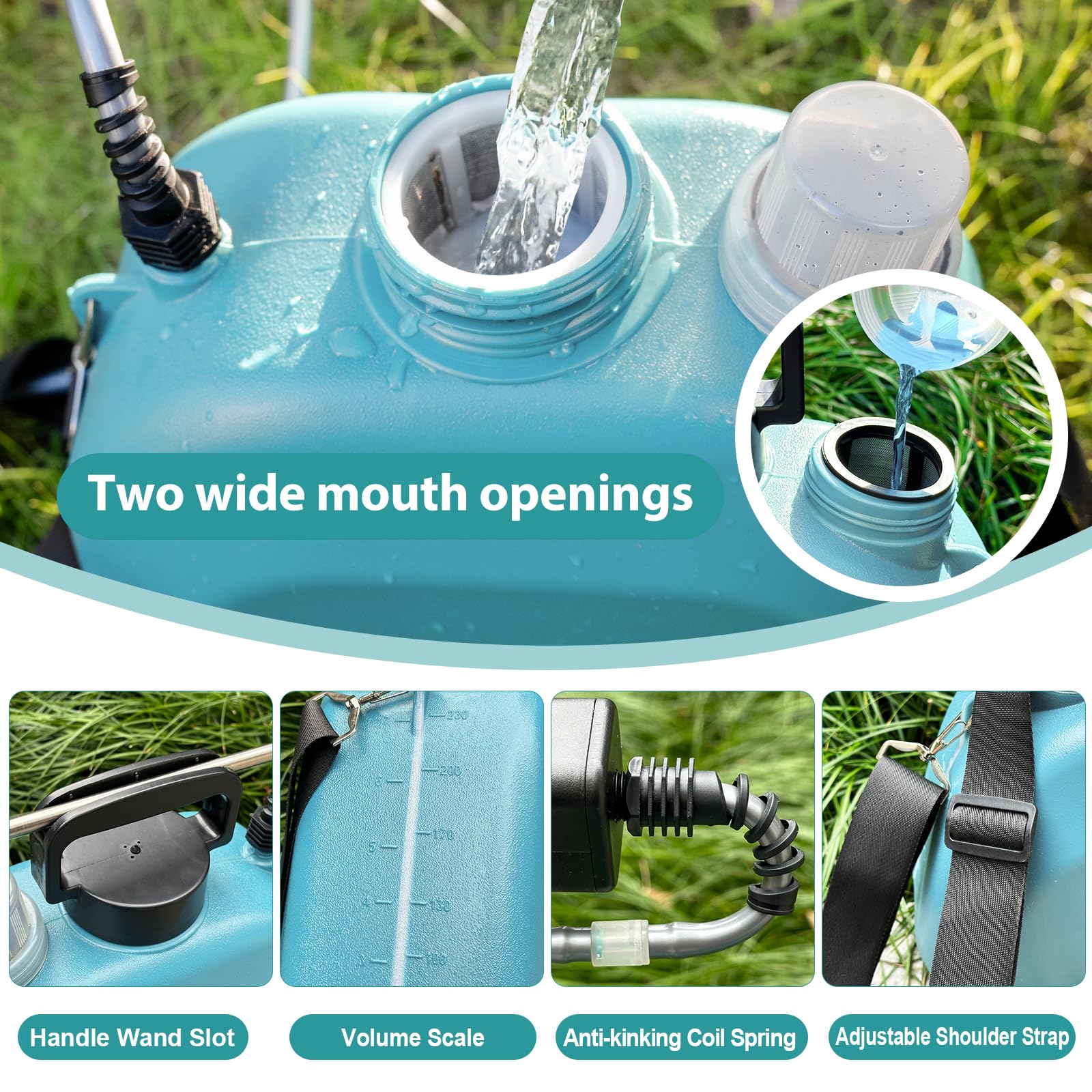 Rugged water resistant design suitable for indoor and outdoor use.
