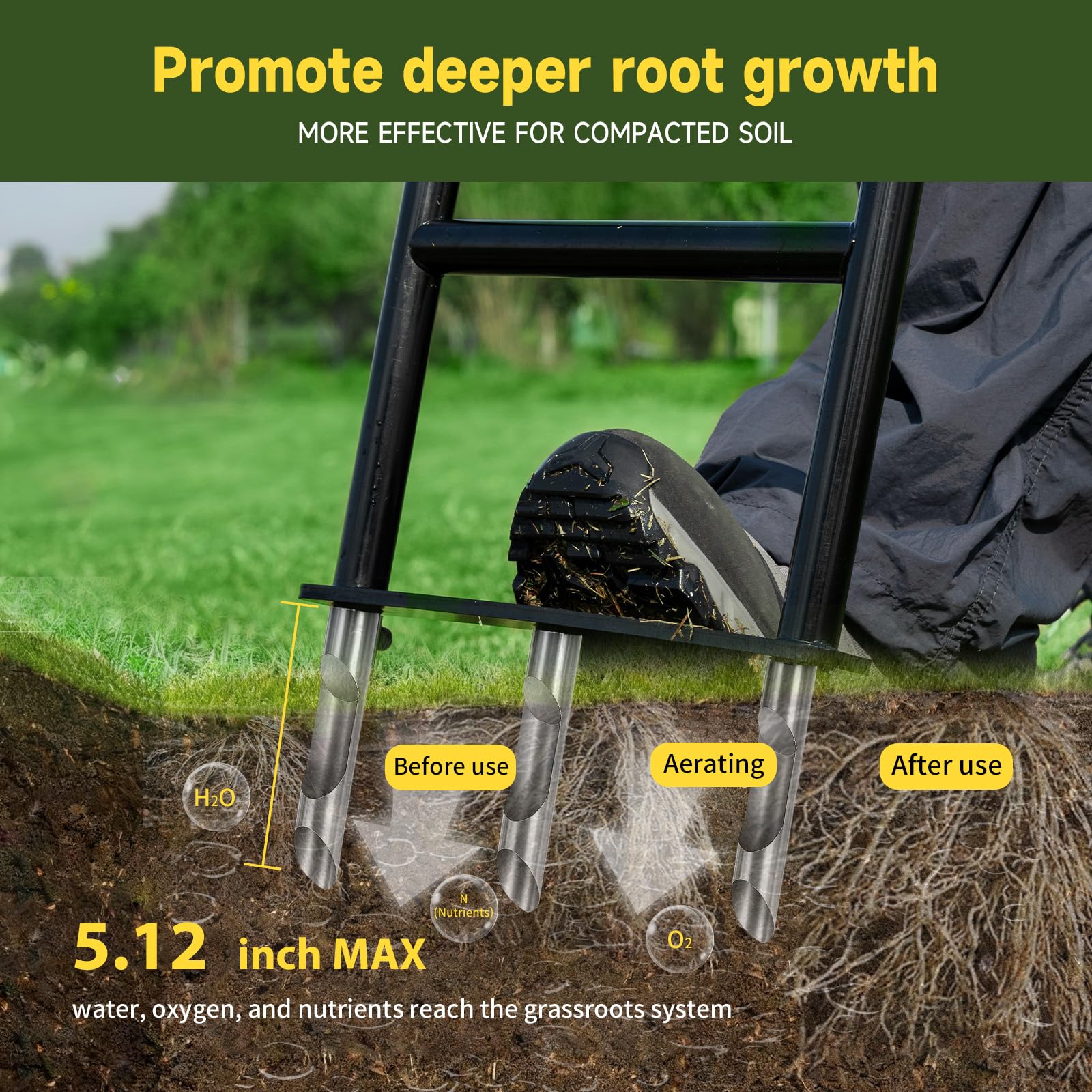 SideriteArch semi-open plugs help soil eject and reduce cleanup after use.