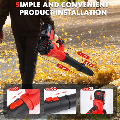 SIEARPUORL ideal for clearing leaves and damp debris in yard and driveway