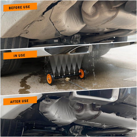 Siebwin 16-inch extension wands enabling easy access under vehicles