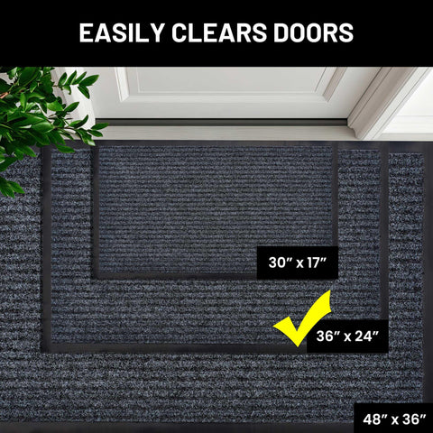 Environmentally friendly doormat by Sierra Concepts made of recycled materials