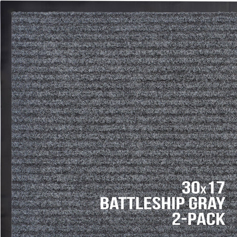 Battleship-gray Sierra Concepts mat blends with modern exteriors and hides grime
