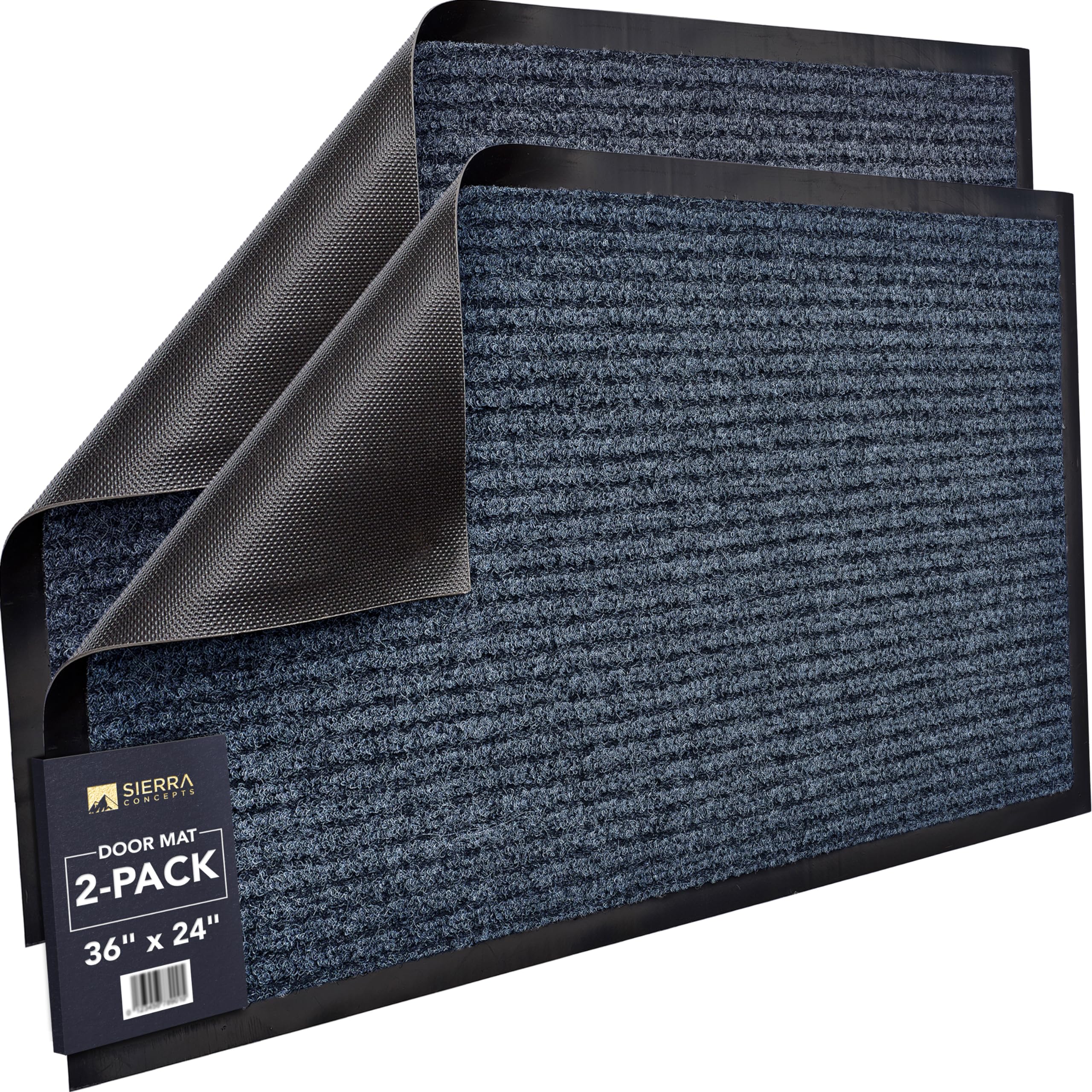 Sierra Concepts front door mat with ribbed texture scraping dirt at the entry