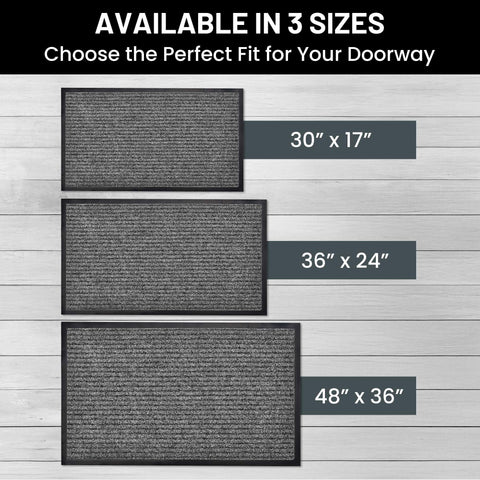 Indoor/outdoor Sierra Concepts mat resists moisture and heavy foot traffic