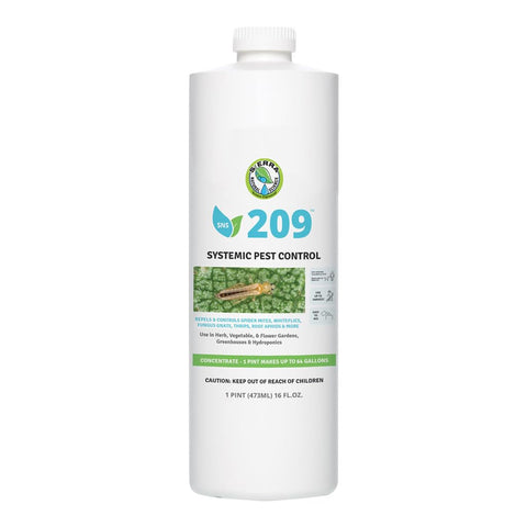 Sierra Natural Science SNS-209 bottle front emphasizes water-soluble botanicals for plant protection