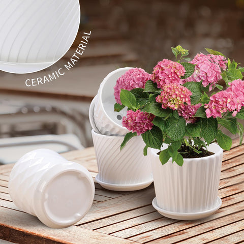Sietpoek kaolin clay planter highlighting durability.