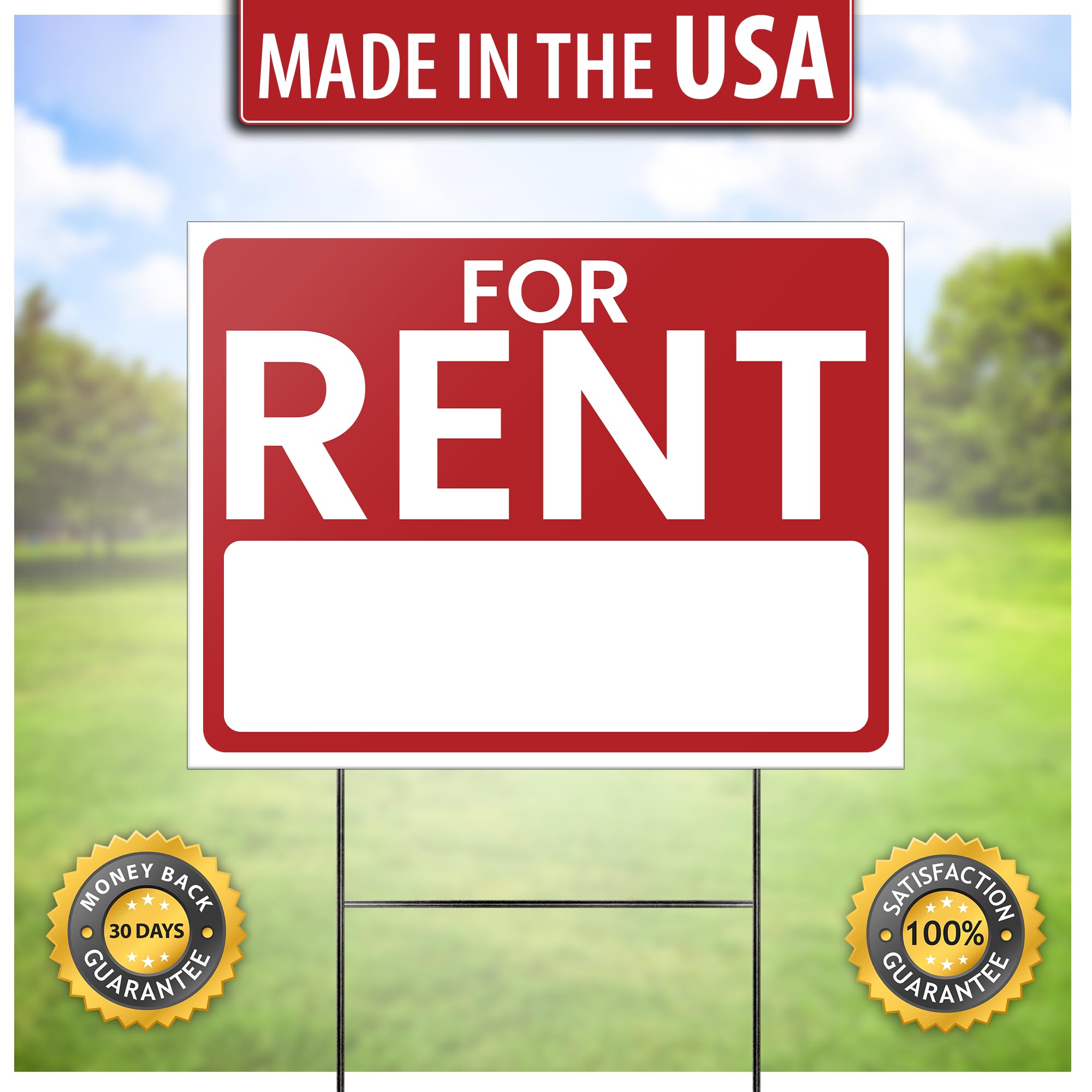SignHero heavy-duty stakes keep signs upright in wind and rain.